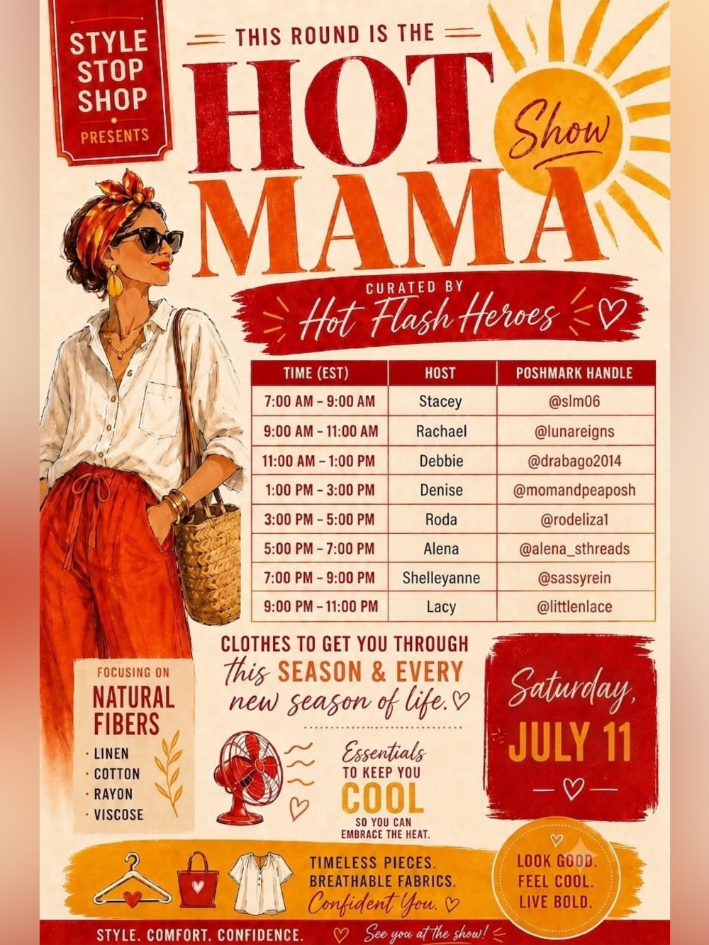Hot Mama Live Show July 11!